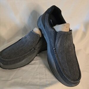 Men's Gray Slip-On Shoes